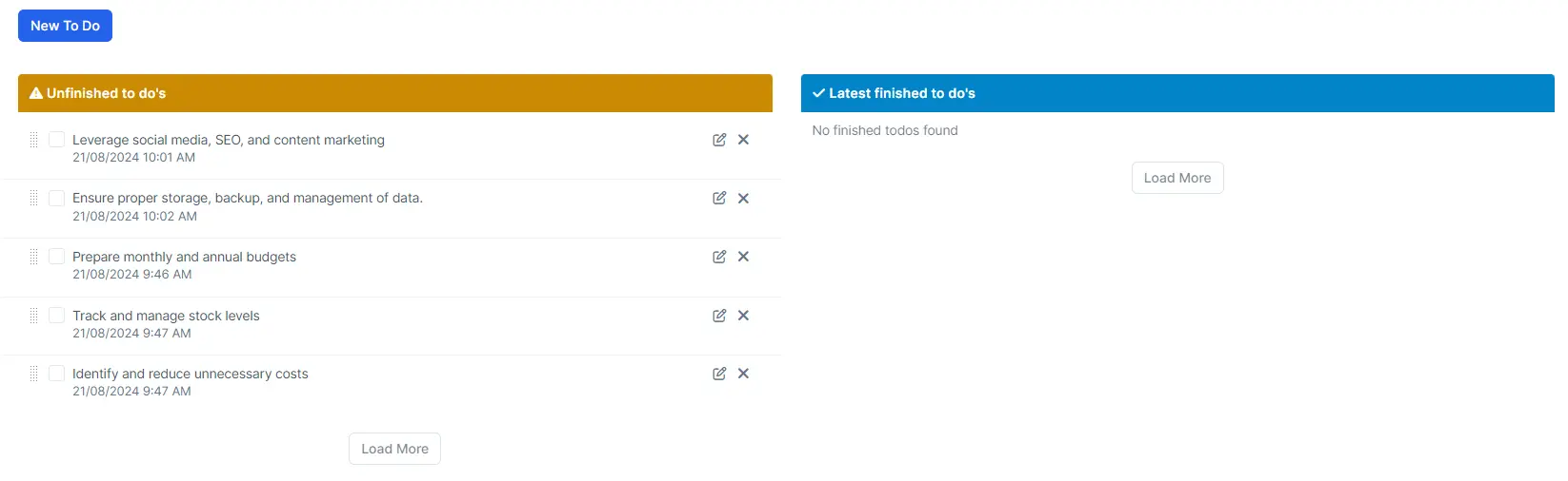 BIZCORE Task Management 1