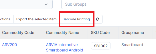 Barcode Printing 1