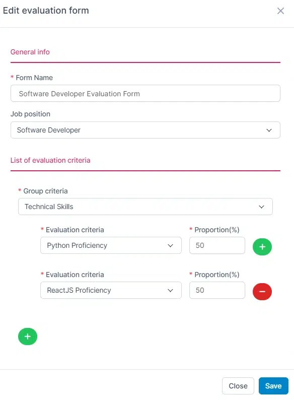 BIZCORE Candidate Assessment and Evaluation 2