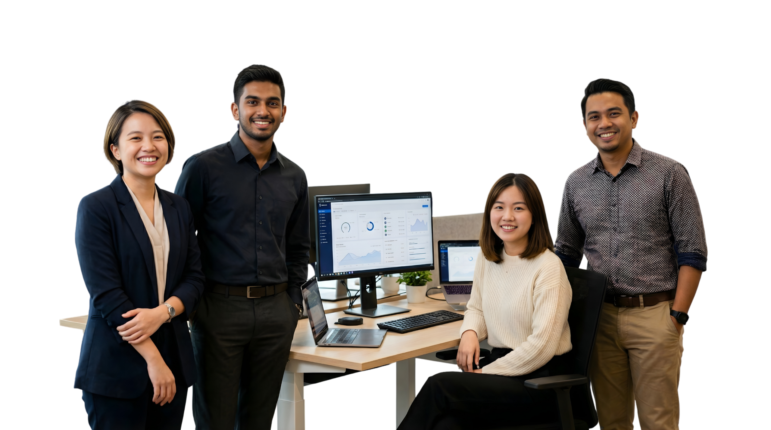 Arvia Solutions team — Malaysian tech professionals behind BizCore ERP system