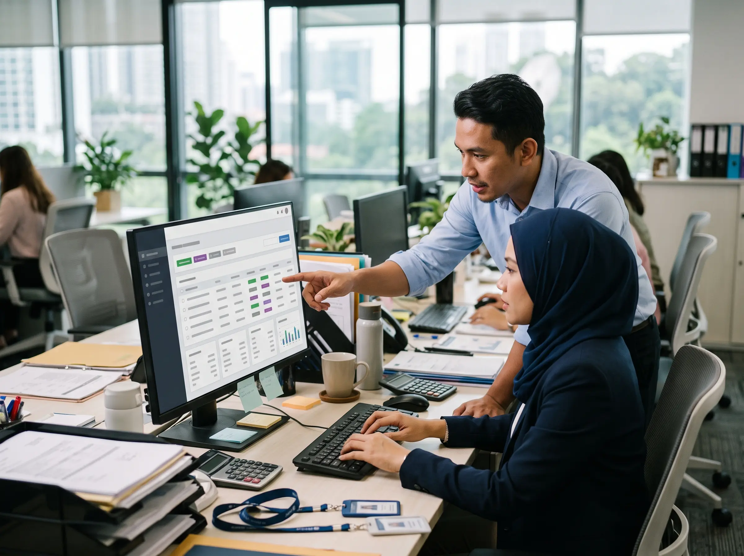 Malaysian finance team checking MyInvois submission and invoice validation status