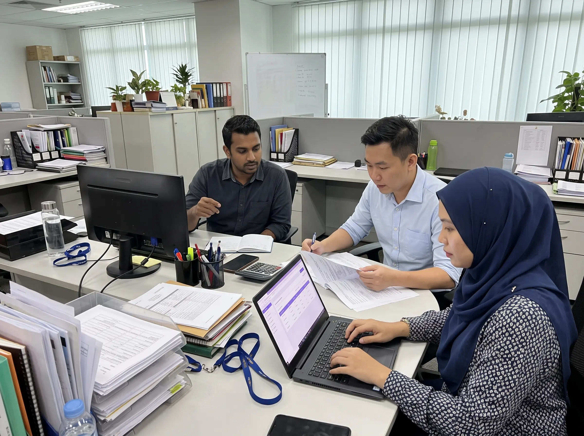 Malaysian SME sales team using quotation to invoice software to manage customer quotations