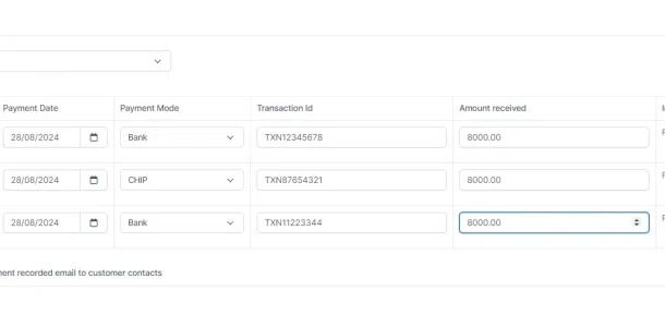 BIZCORE Batch Payments